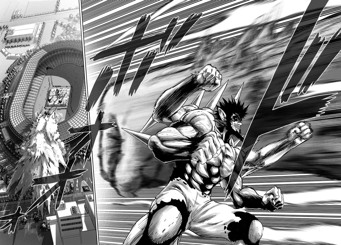 One Punch Man Manga Chapter 74 page 16 - Depths of Despair scene