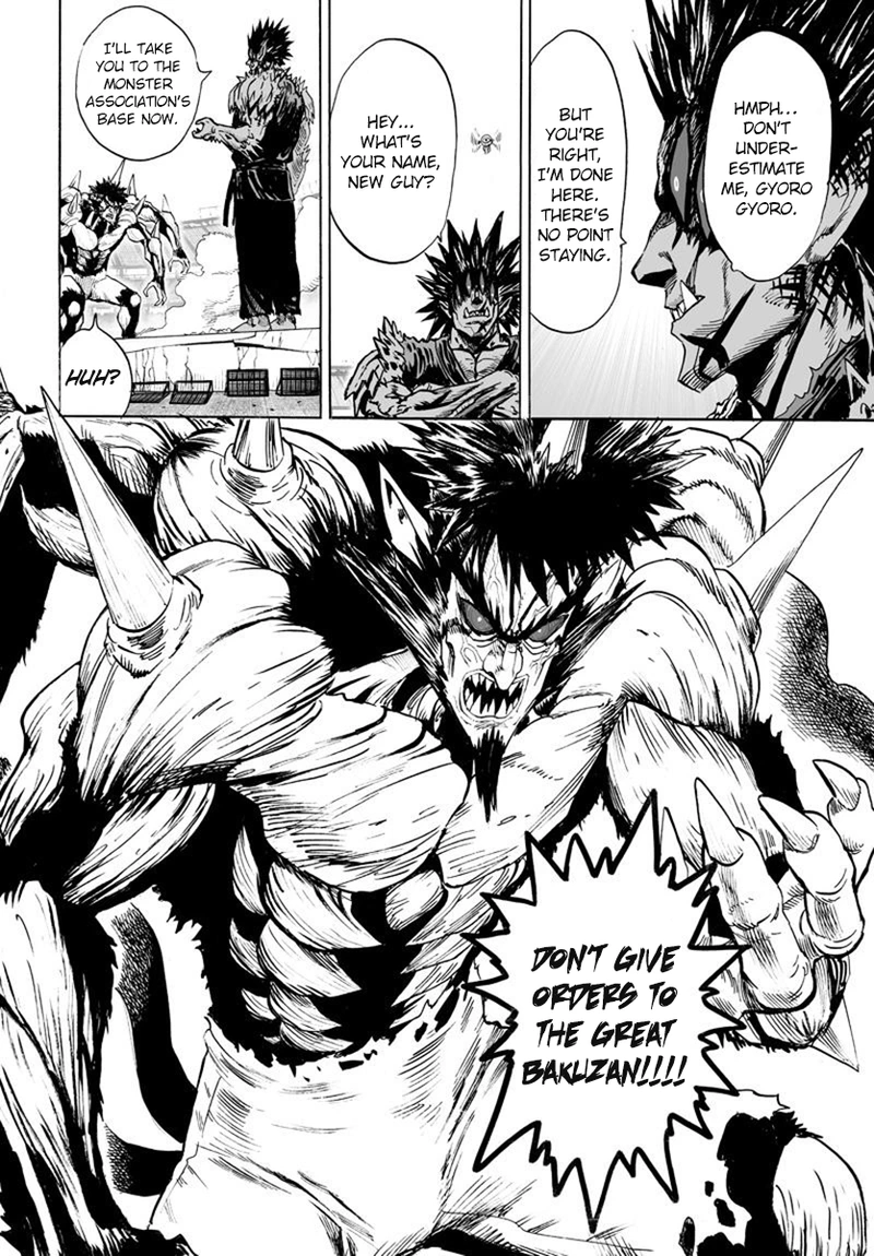 One Punch Man Manga Chapter 74 page 8 - Depths of Despair scene