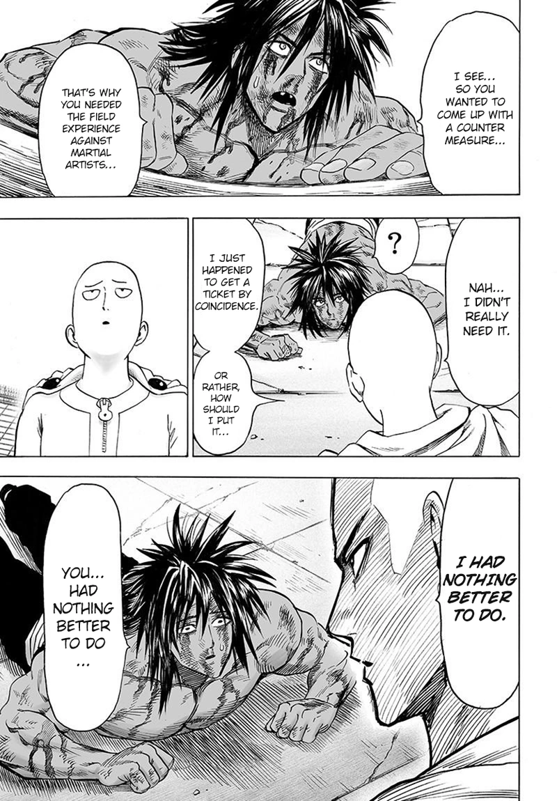 One Punch Man Manga Chapter 75 page 19 - Foul scene