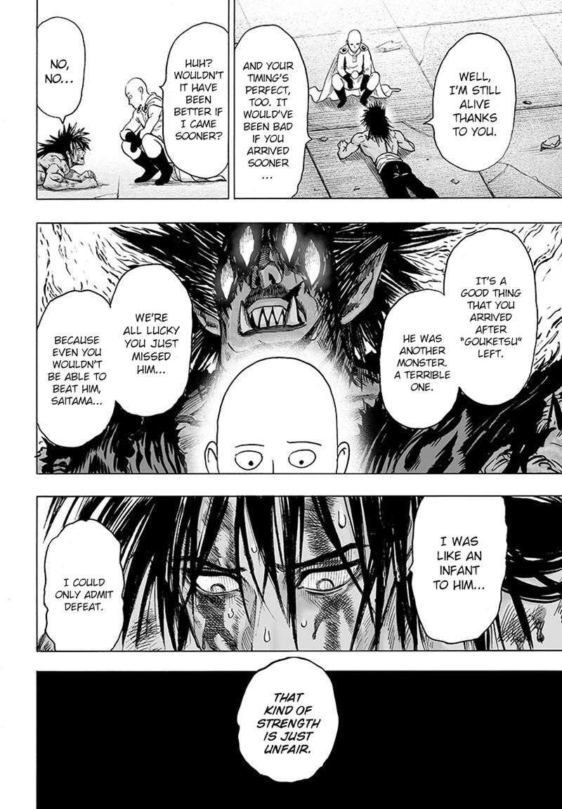 One Punch Man Manga Chapter 75 page 20 - Foul scene