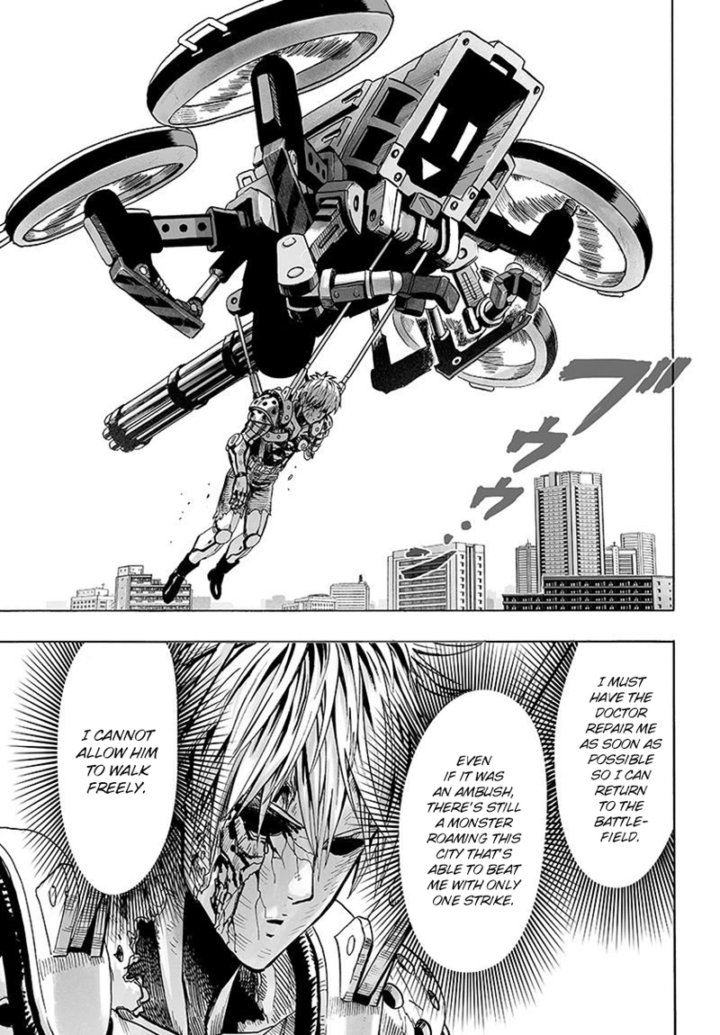 One Punch Man Manga Chapter 75 page 21 - Foul scene