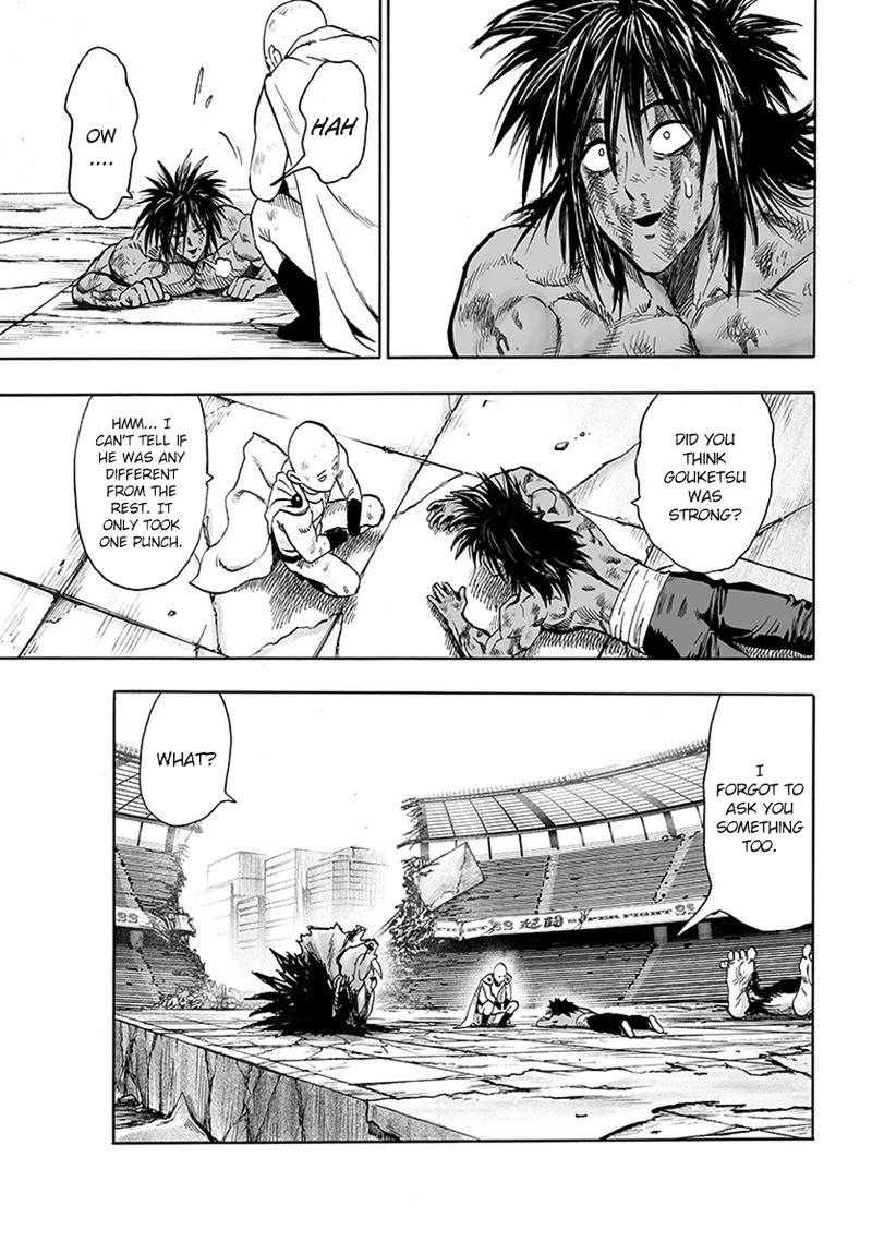 One Punch Man Manga Chapter 75 page 37 - Foul scene