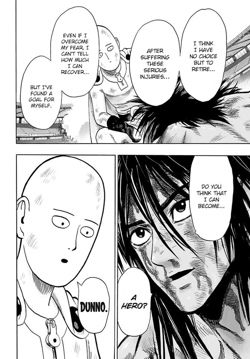 One Punch Man Manga Chapter 75 page 38 - Foul scene