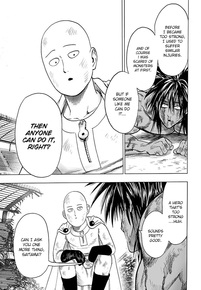 One Punch Man Manga Chapter 75 page 39 - Foul scene