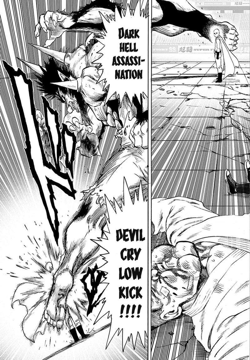One Punch Man Manga Chapter 75 page 7 - Foul scene