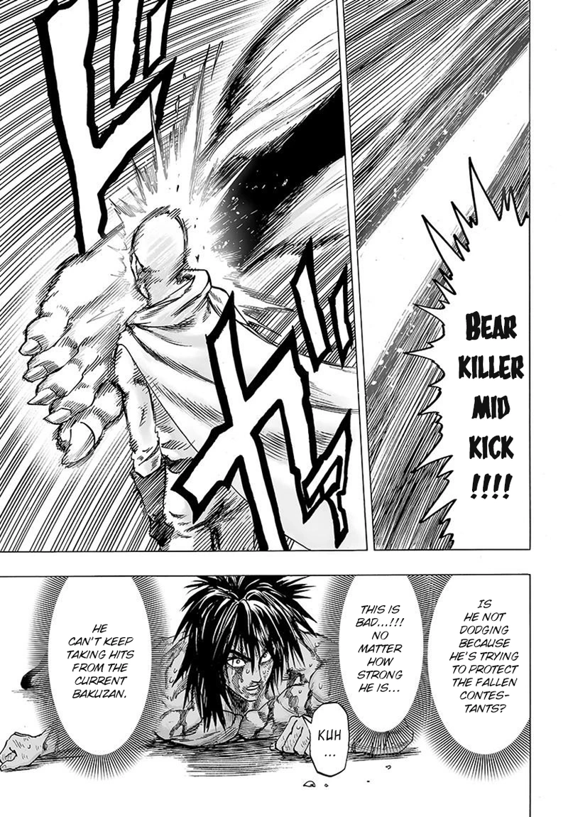 One Punch Man Manga Chapter 75 page 9 - Foul scene