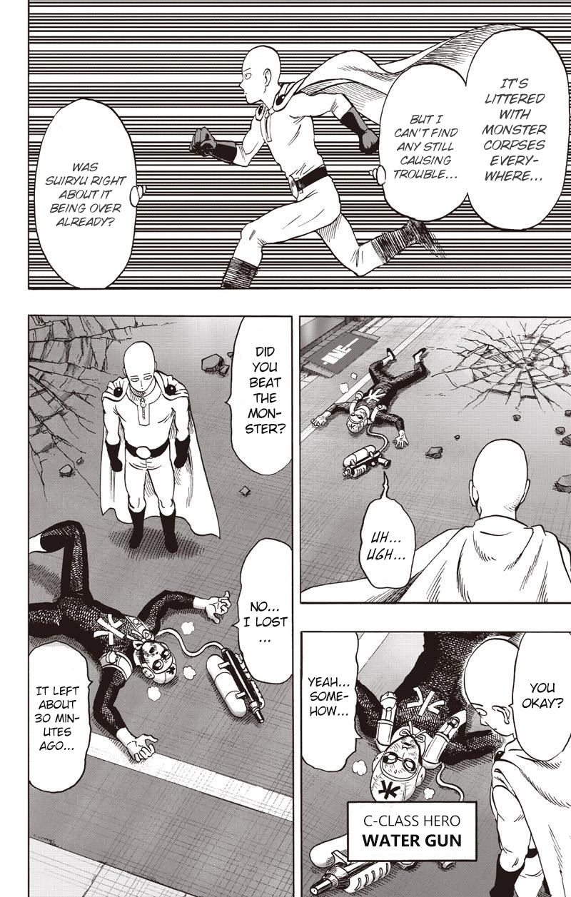 One Punch Man Manga Chapter 76 page 12 - Stagnation and Growth scene