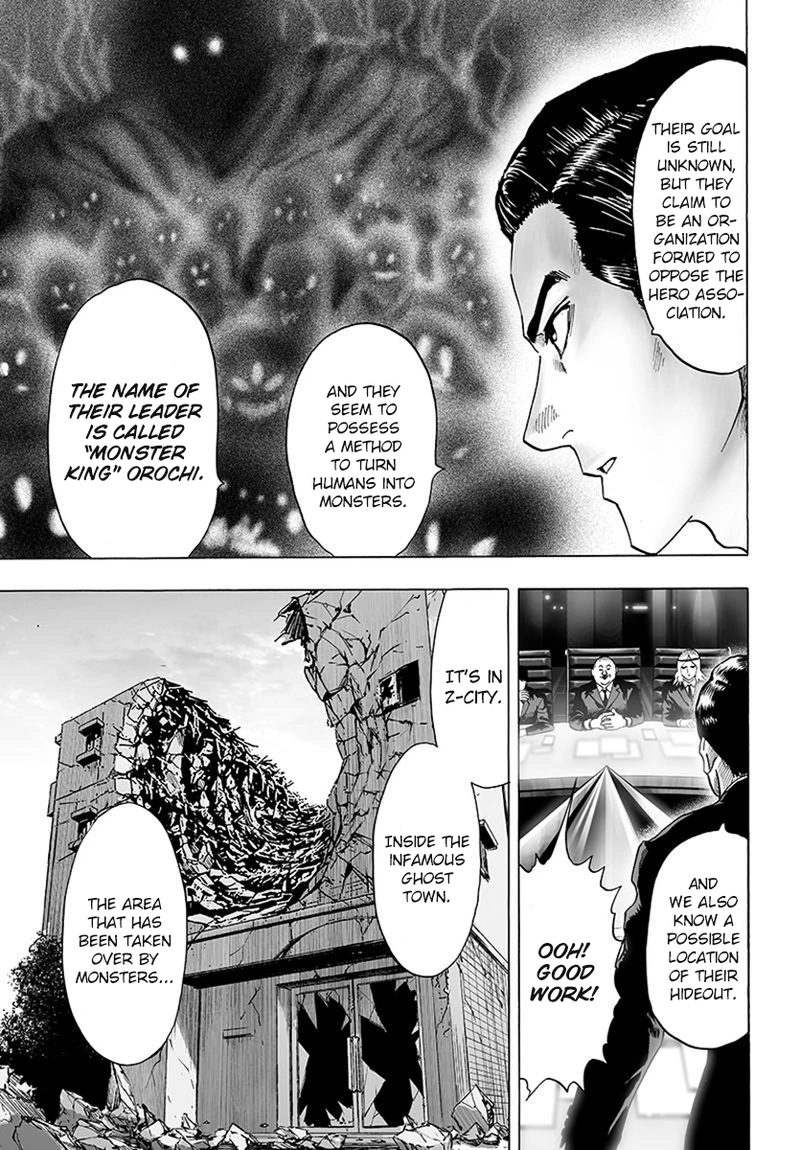 One Punch Man Manga Chapter 79 page 3 - Infinite Combo scene