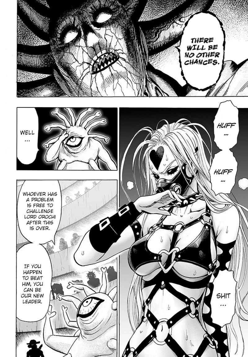 One Punch Man Manga Chapter 79 page 36 - Infinite Combo scene