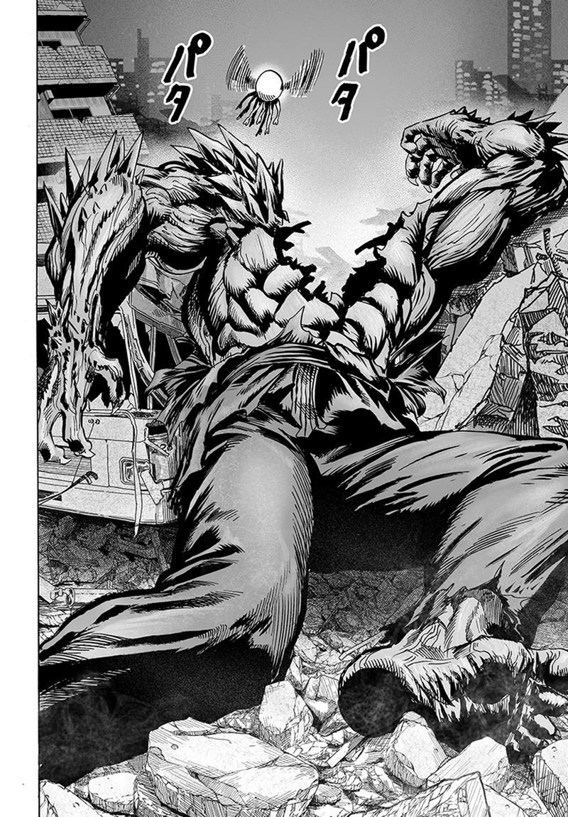 One Punch Man Manga Chapter 79 page 46 - Infinite Combo scene