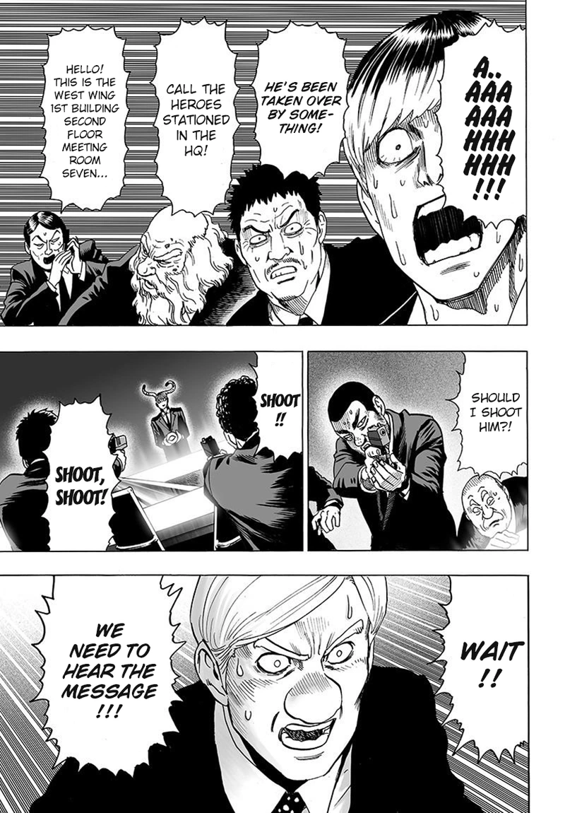 One Punch Man Manga Chapter 79 page 9 - Infinite Combo scene