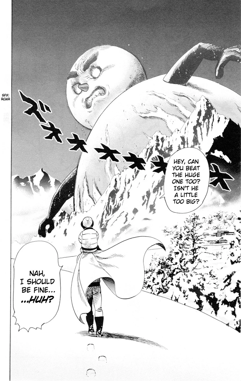 One Punch Man Manga Chapter 8.5 page 23 - 200 Yen | Volume 1 Extras scene