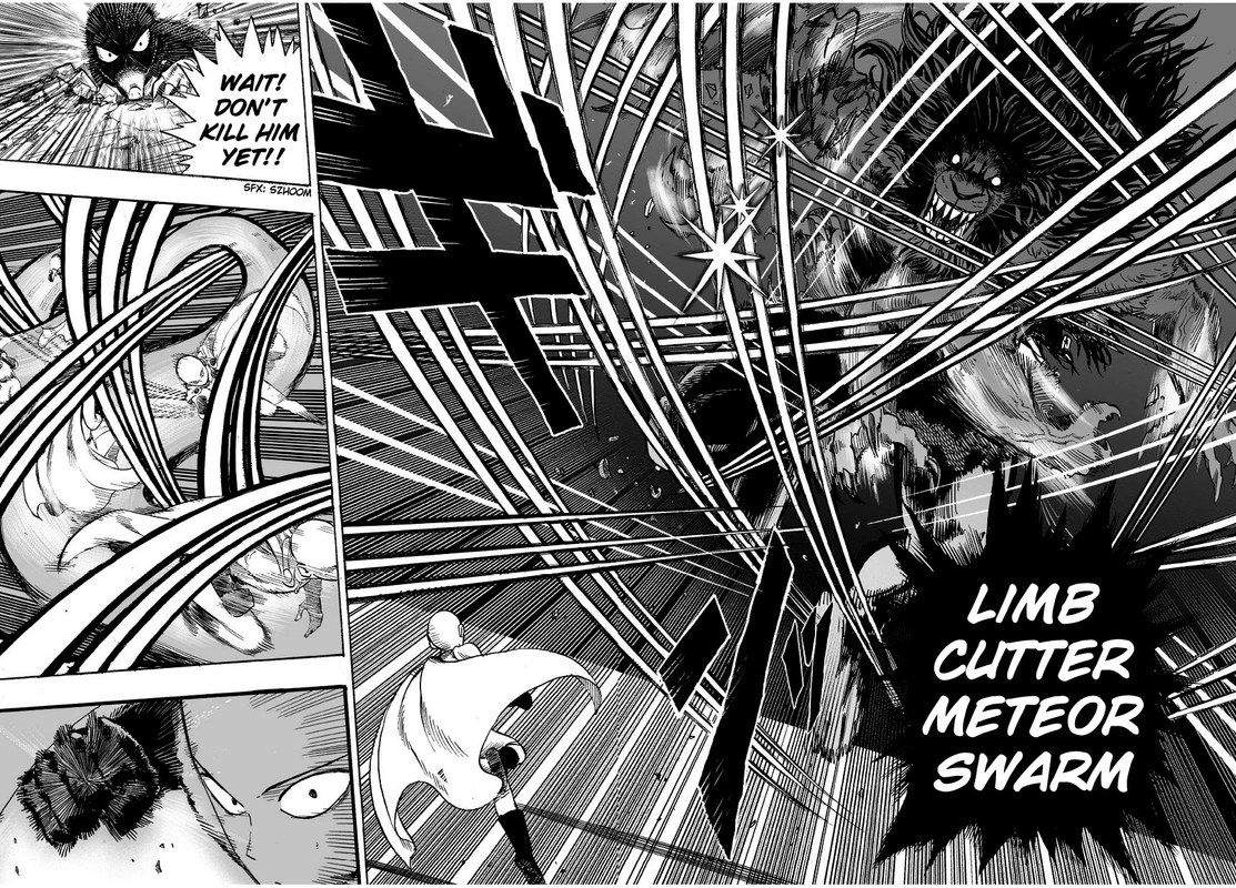 One Punch Man Manga Chapter 8 page 16 - You Mean This Guy? scene