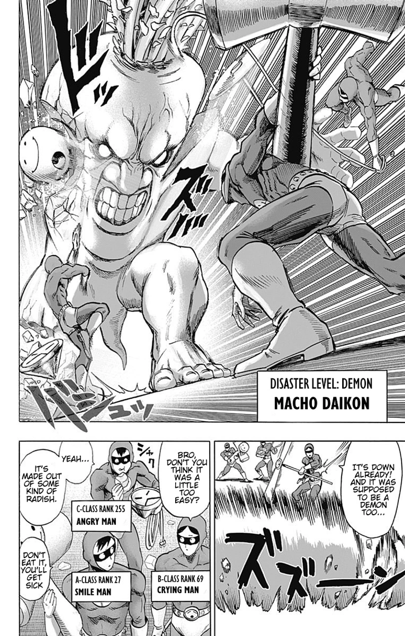 One Punch Man Manga Chapter 80.6 page 5 - Disaster Level | Volume 15 Extras scene