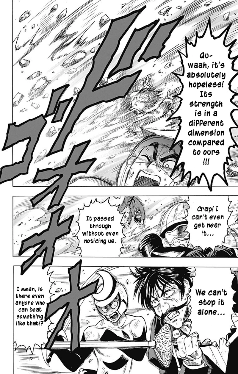 One Punch Man Manga Chapter 80.7 page 3 - Eyewitness | Volume 15 Extras scene