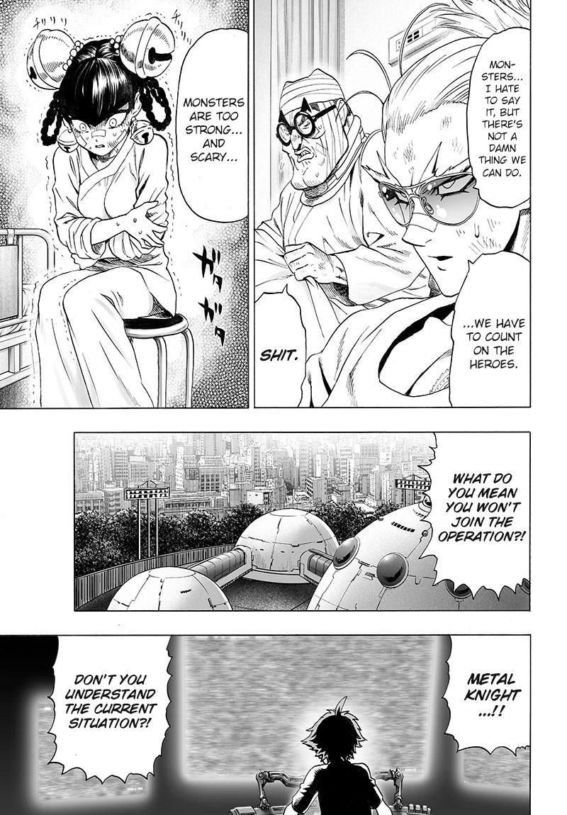 One Punch Man Manga Chapter 80 page 9 - Surrounded scene