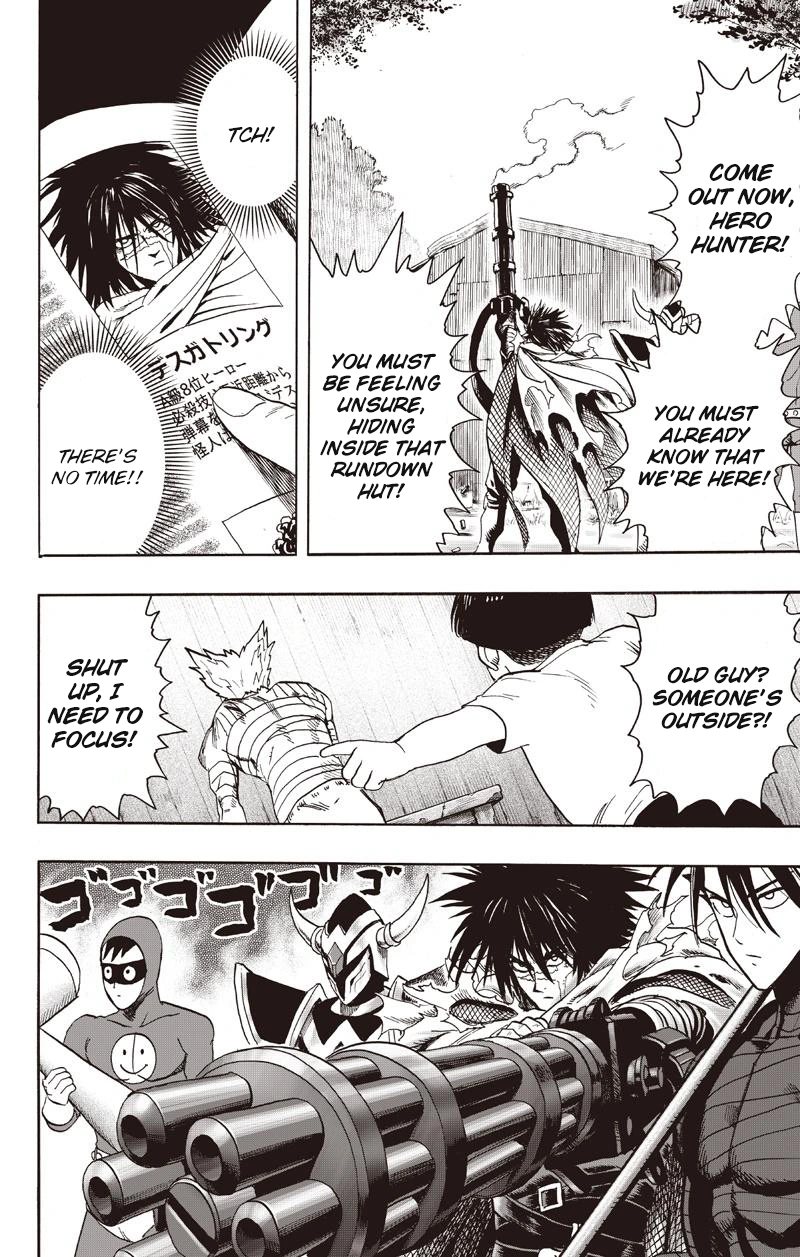 One Punch Man Manga Chapter 81 page 10 - Willpower scene