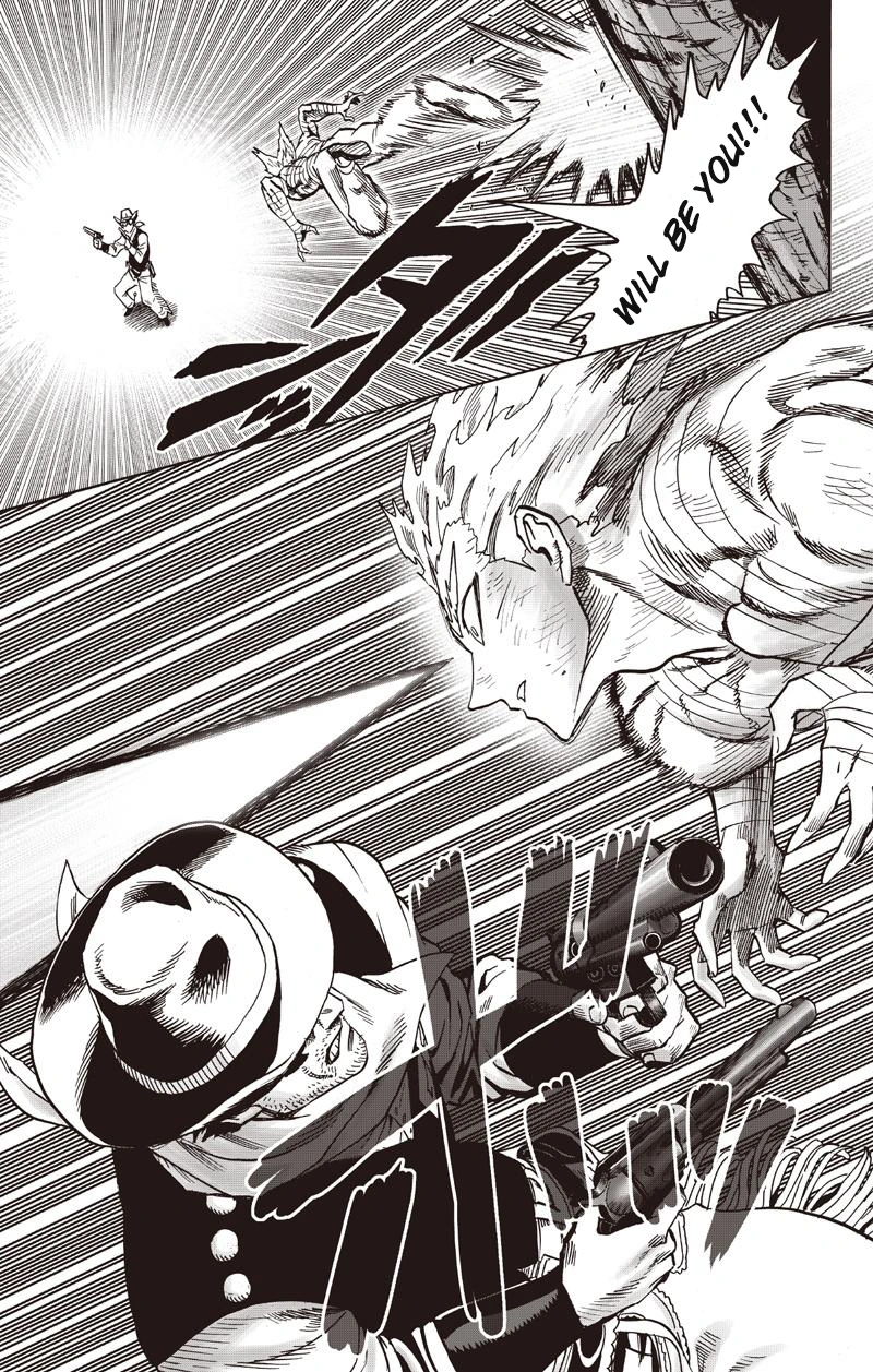 One Punch Man Manga Chapter 81 page 19 - Willpower scene