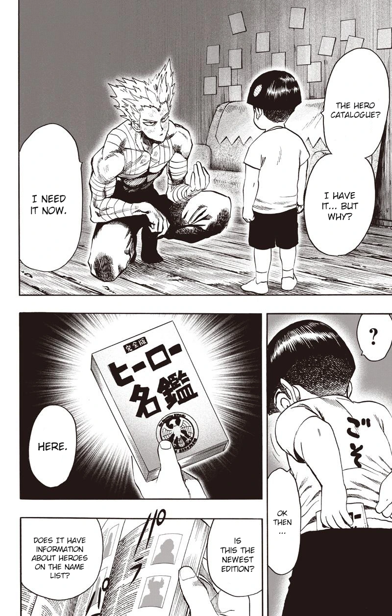 One Punch Man Manga Chapter 81 page 2 - Willpower scene