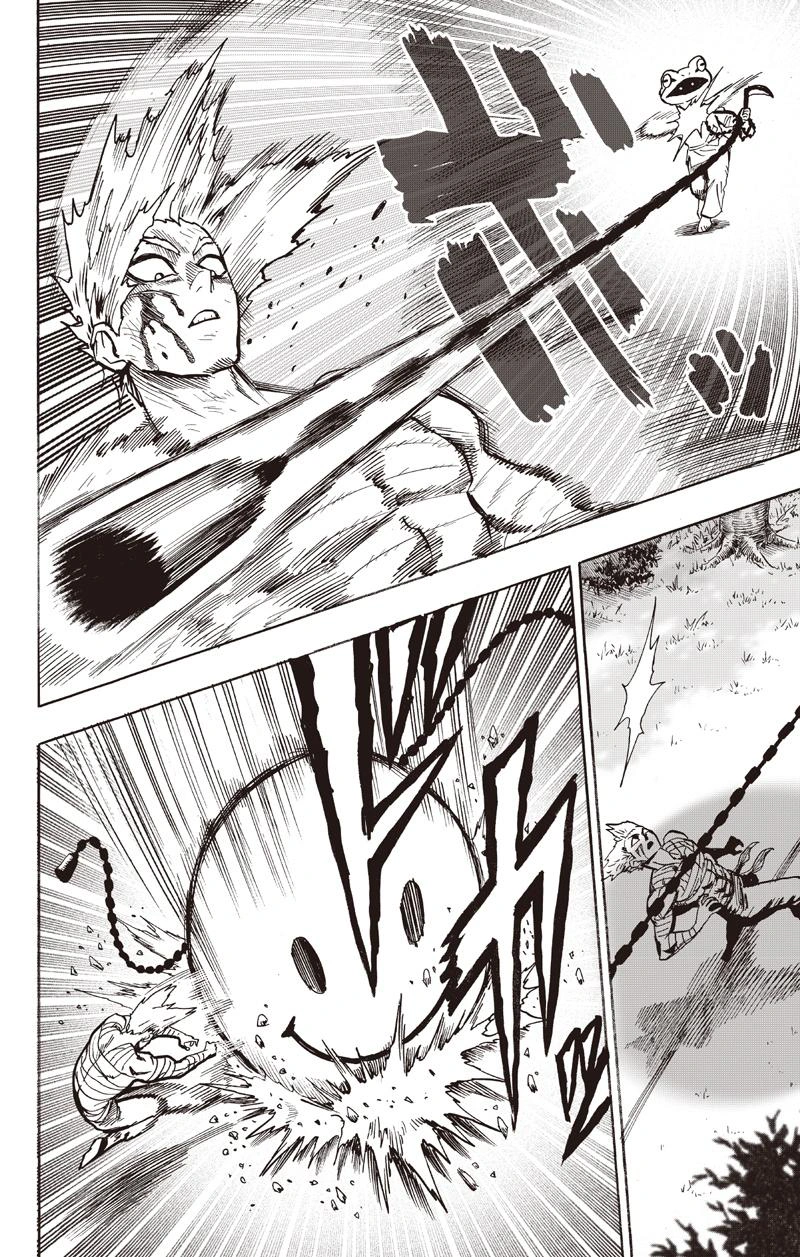 One Punch Man Manga Chapter 81 page 26 - Willpower scene