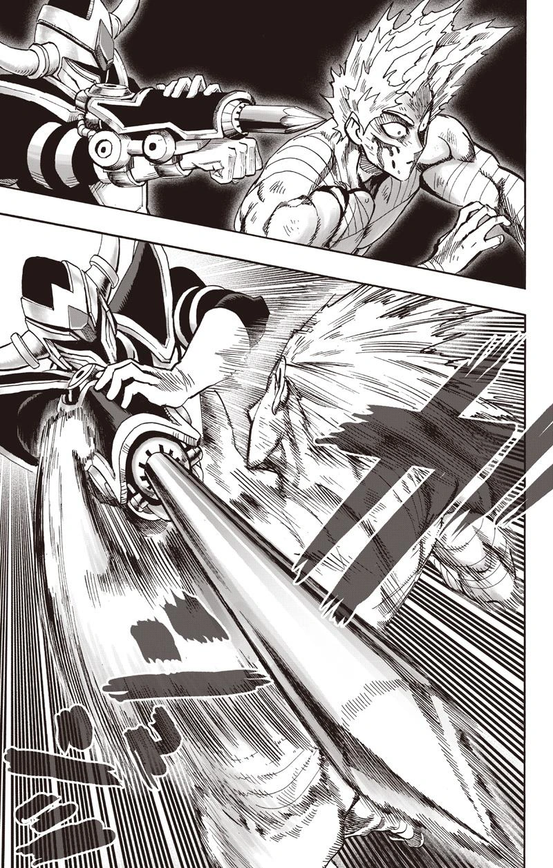 One Punch Man Manga Chapter 81 page 27 - Willpower scene