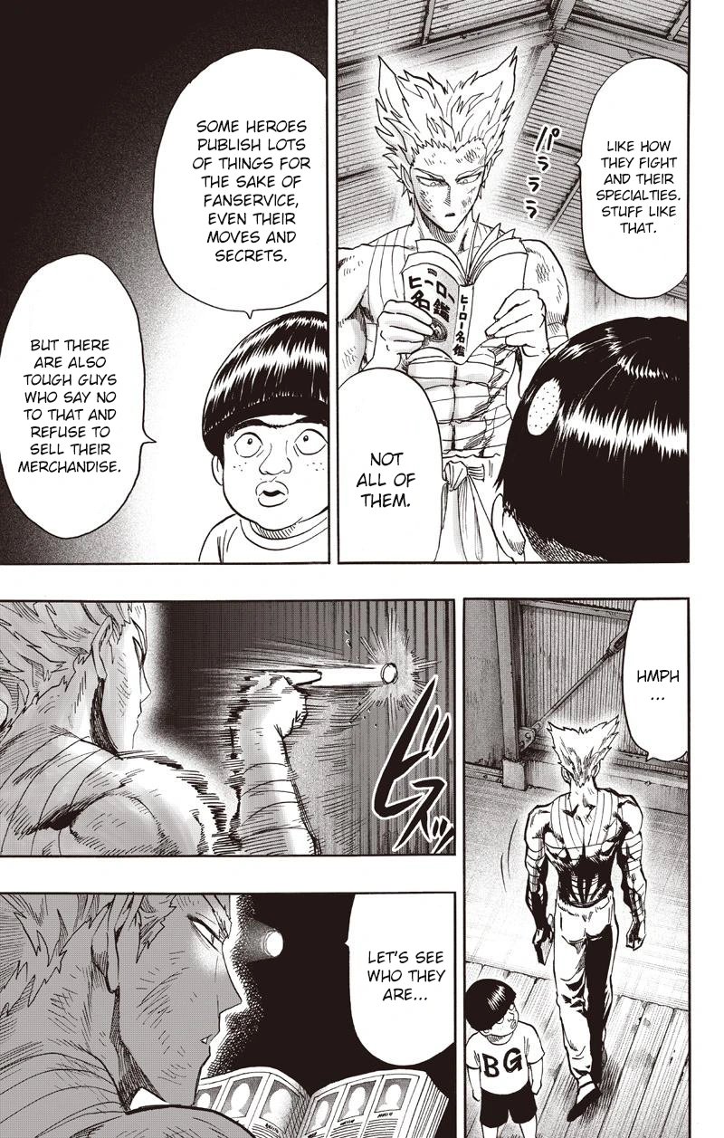 One Punch Man Manga Chapter 81 page 3 - Willpower scene