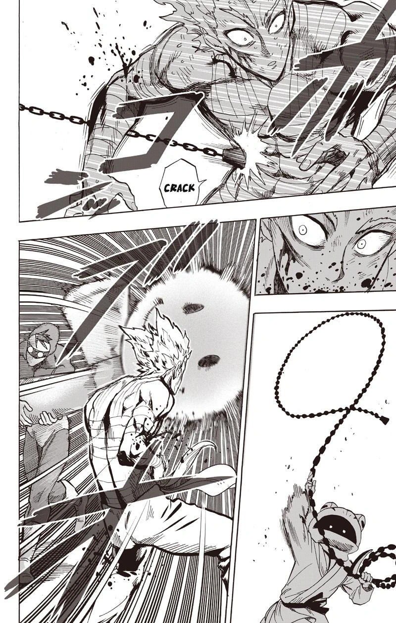 One Punch Man Manga Chapter 81 page 30 - Willpower scene