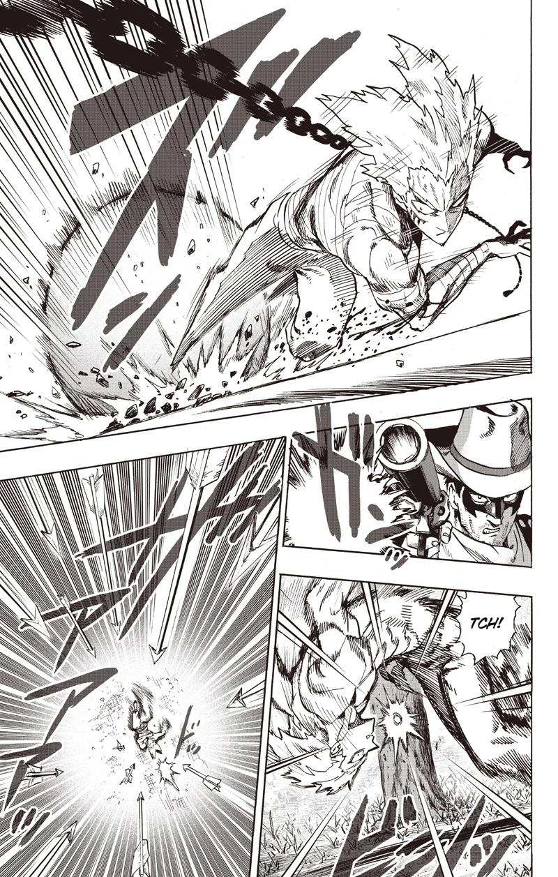 One Punch Man Manga Chapter 81 page 33 - Willpower scene