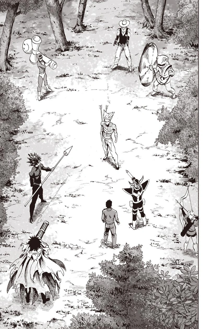 One Punch Man Manga Chapter 81 page 41 - Willpower scene