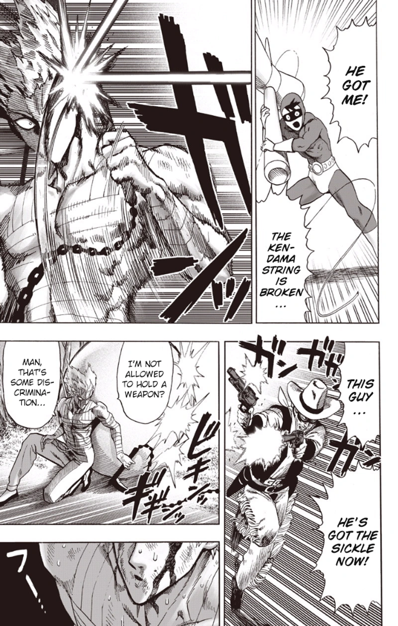 One Punch Man Manga Chapter 82 page 11 - To The Limit scene