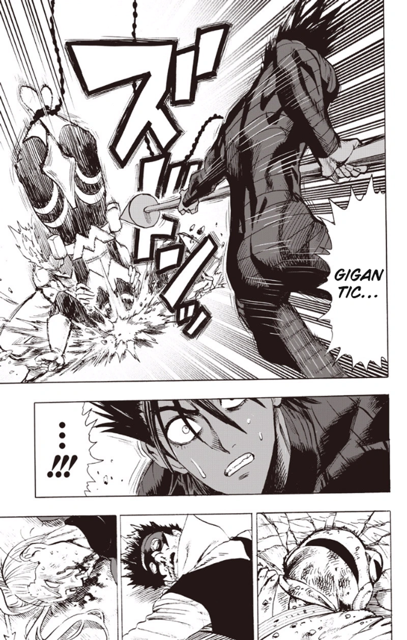 One Punch Man Manga Chapter 82 page 18 - To The Limit scene