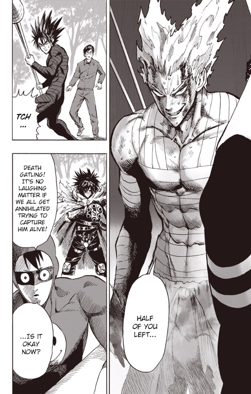 One Punch Man Manga Chapter 82 page 19 - To The Limit scene