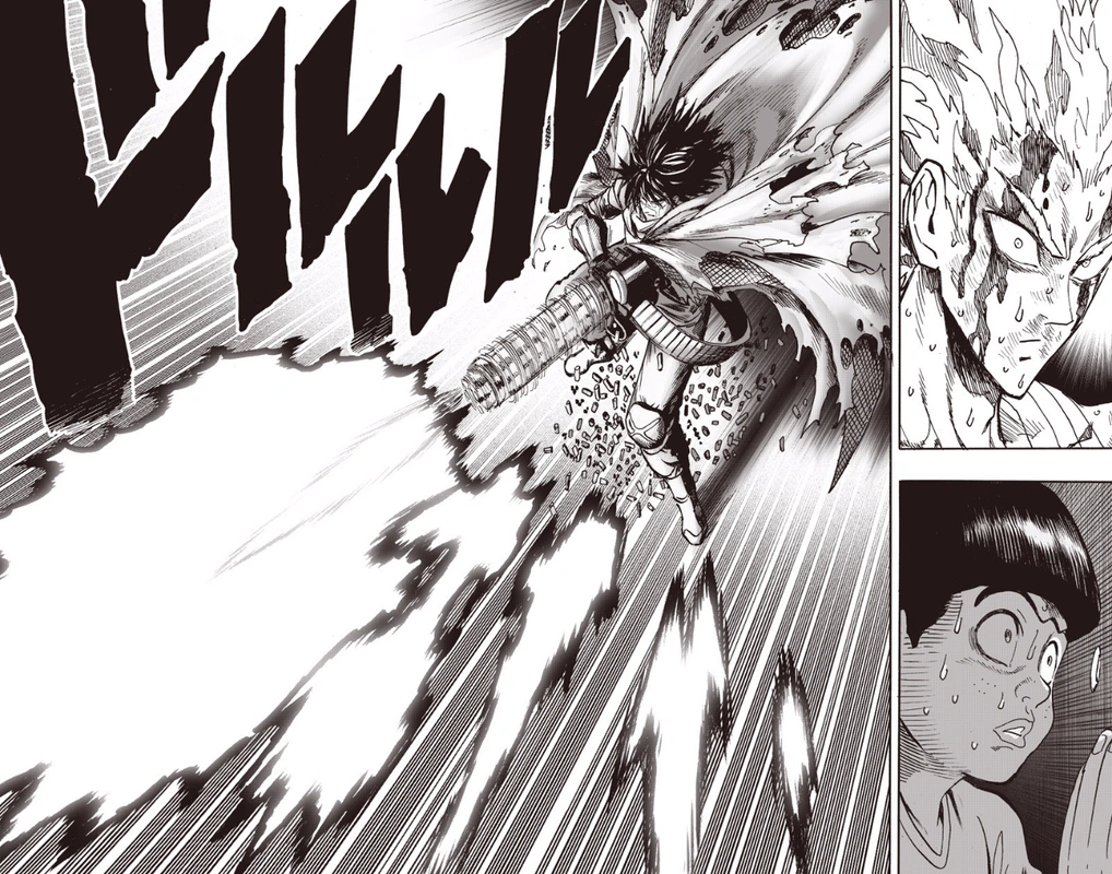 One Punch Man Manga Chapter 82 page 27 - To The Limit scene