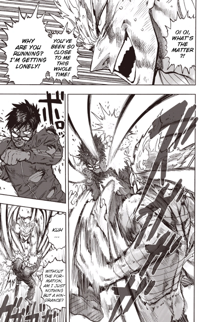 One Punch Man Manga Chapter 82 page 31 - To The Limit scene