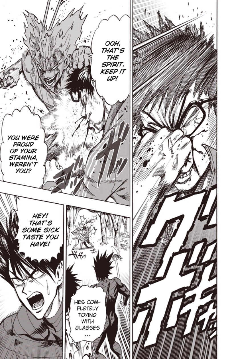 One Punch Man Manga Chapter 82 page 33 - To The Limit scene