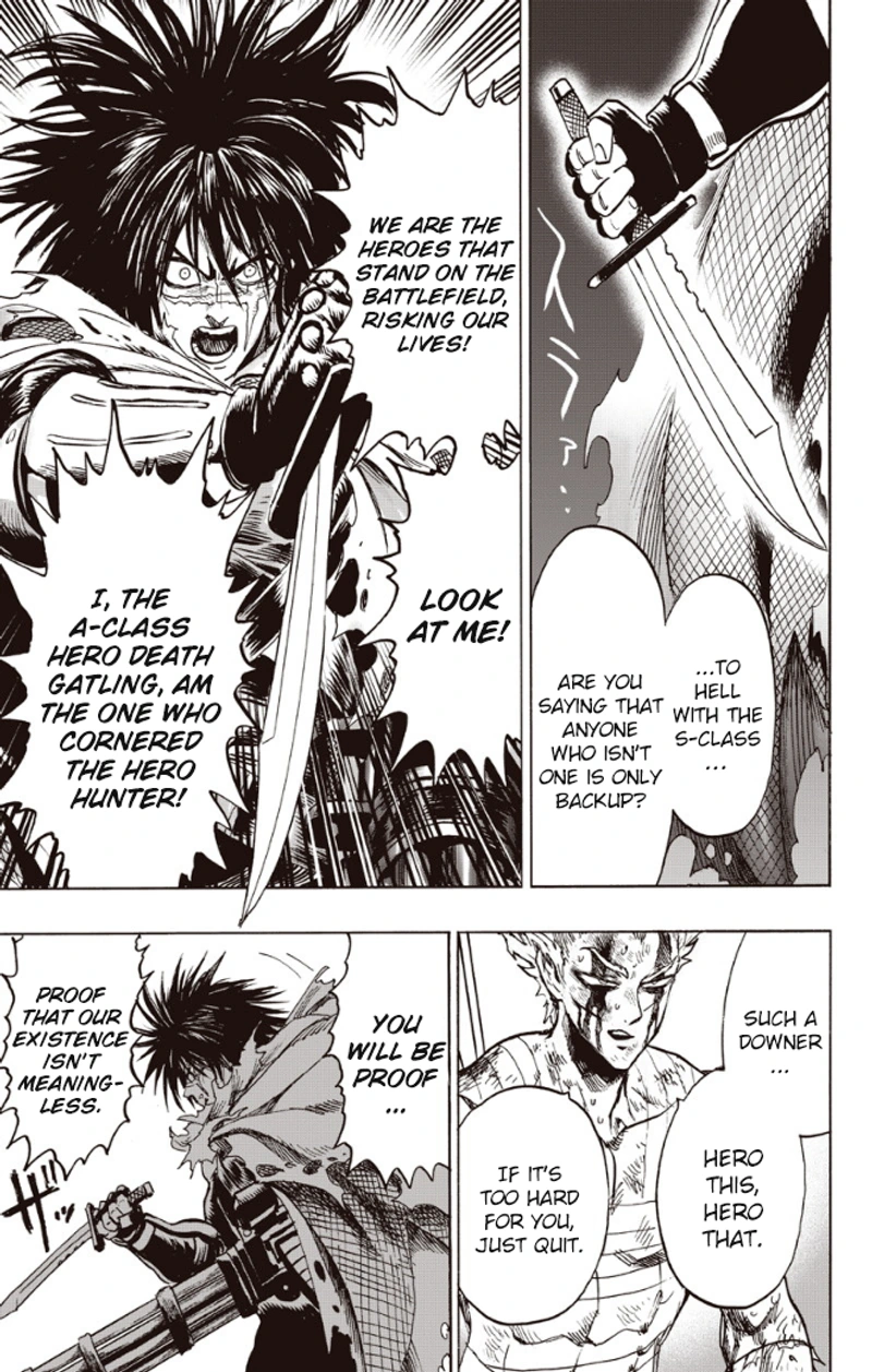 One Punch Man Manga Chapter 82 page 50 - To The Limit scene