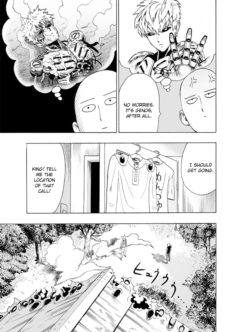 One Punch Man Manga Chapter 83 page 19 - The Cruel Staircase scene