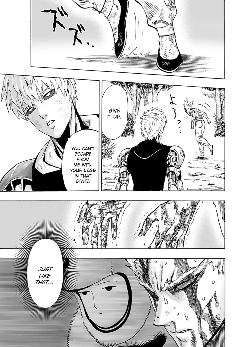 One Punch Man Manga Chapter 83 page 21 - The Cruel Staircase scene