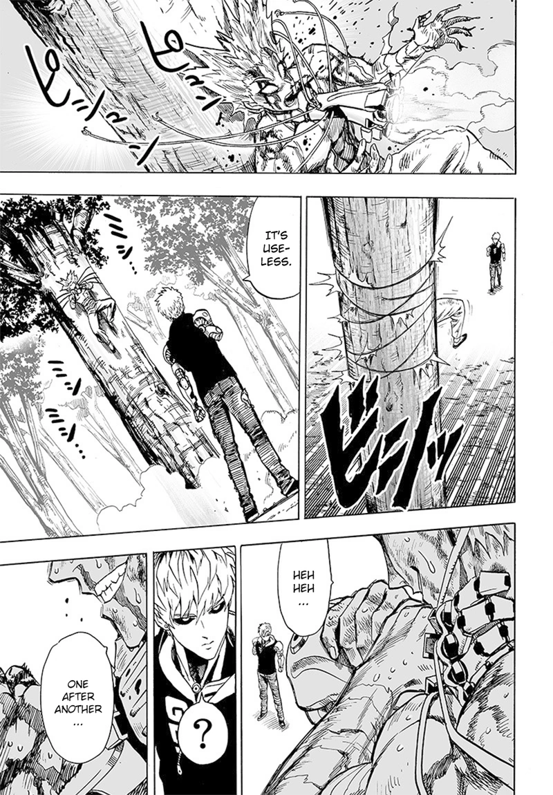 One Punch Man Manga Chapter 83 page 27 - The Cruel Staircase scene