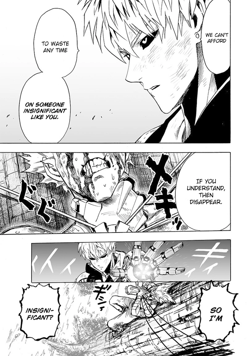 One Punch Man Manga Chapter 83 page 29 - The Cruel Staircase scene