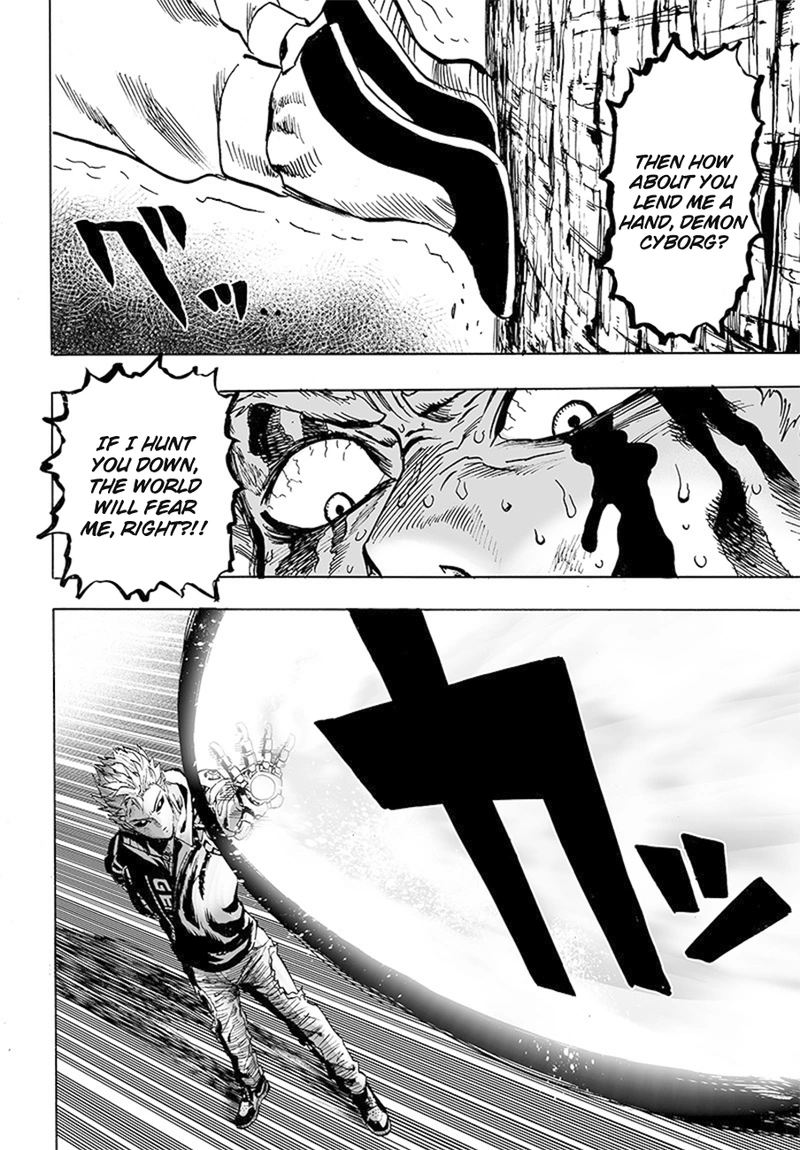 One Punch Man Manga Chapter 83 page 30 - The Cruel Staircase scene