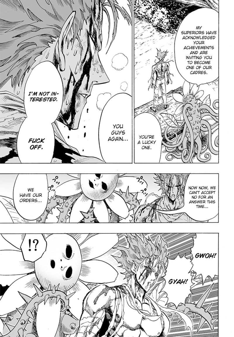 One Punch Man Manga Chapter 83 page 38 - The Cruel Staircase scene