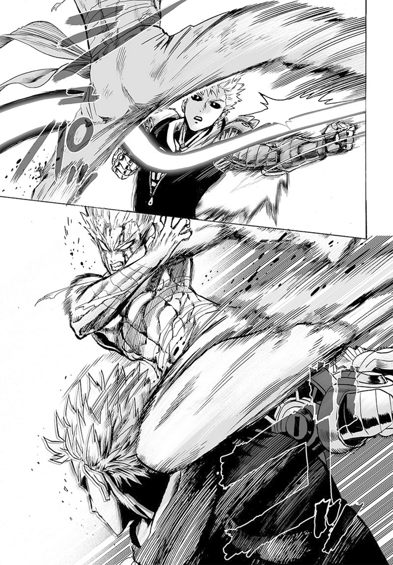 One Punch Man Manga Chapter 83 page 9 - The Cruel Staircase scene