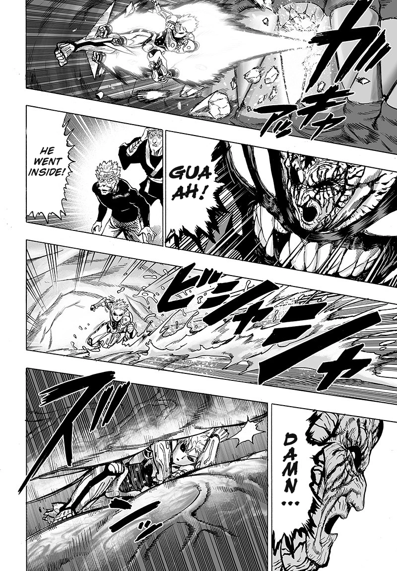One Punch Man Manga Chapter 84 page 100 - Escalation scene