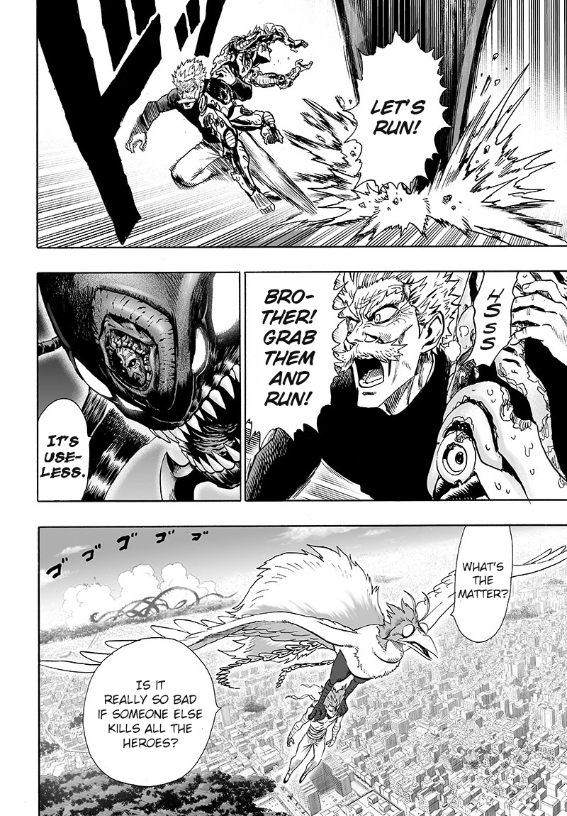 One Punch Man Manga Chapter 84 page 107 - Escalation scene