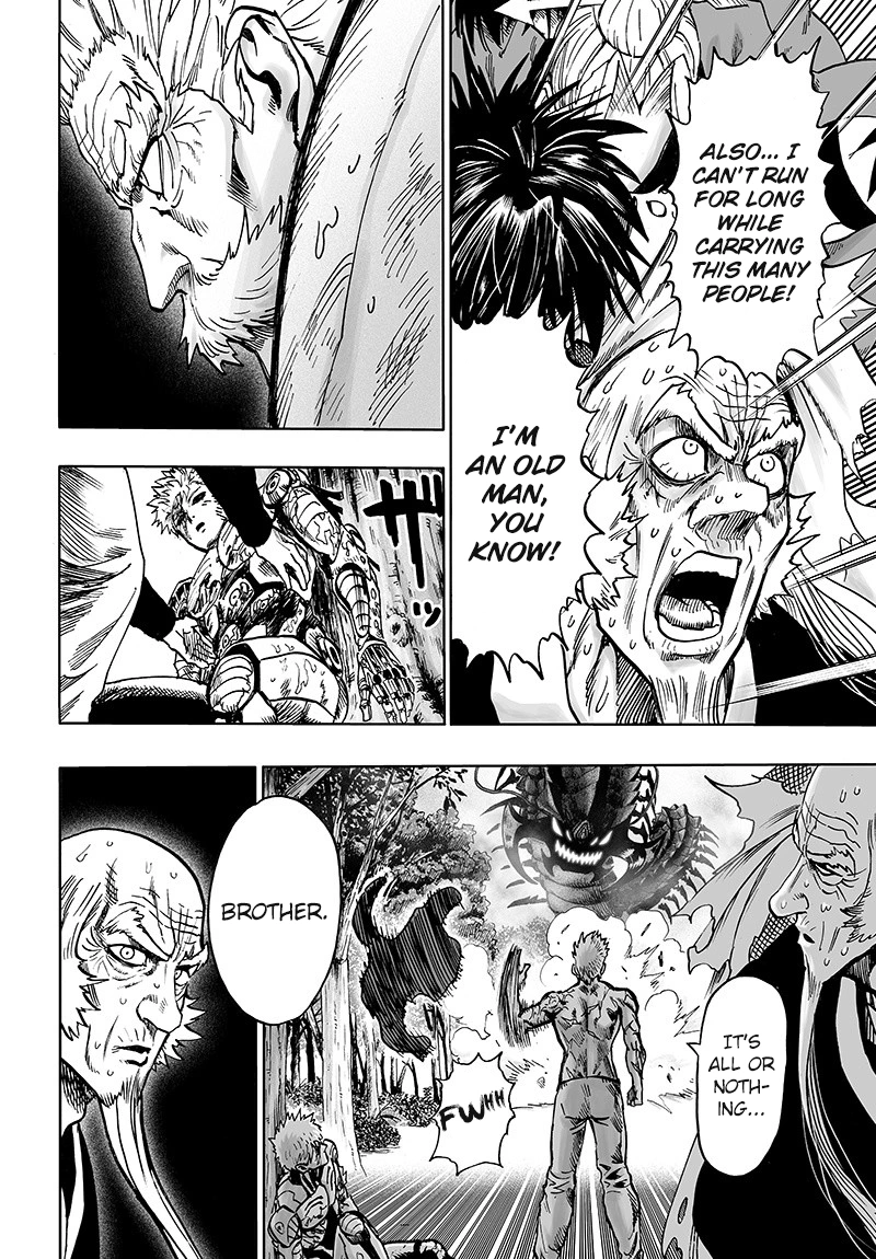 One Punch Man Manga Chapter 84 page 111 - Escalation scene