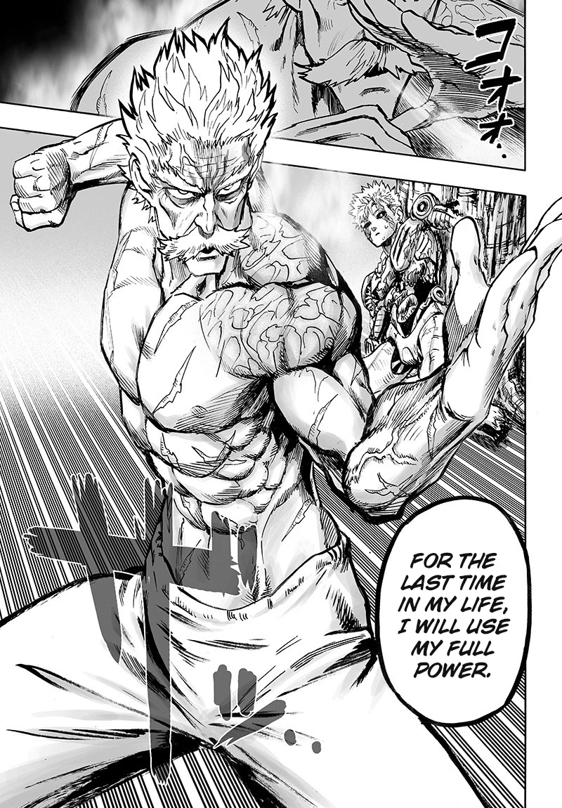 One Punch Man Manga Chapter 84 page 112 - Escalation scene
