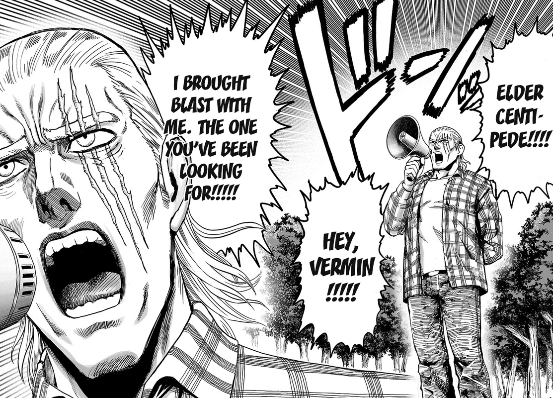 One Punch Man Manga Chapter 84 page 113 - Escalation scene