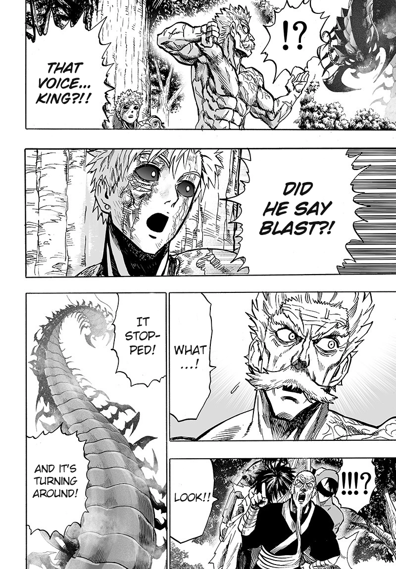 One Punch Man Manga Chapter 84 page 114 - Escalation scene