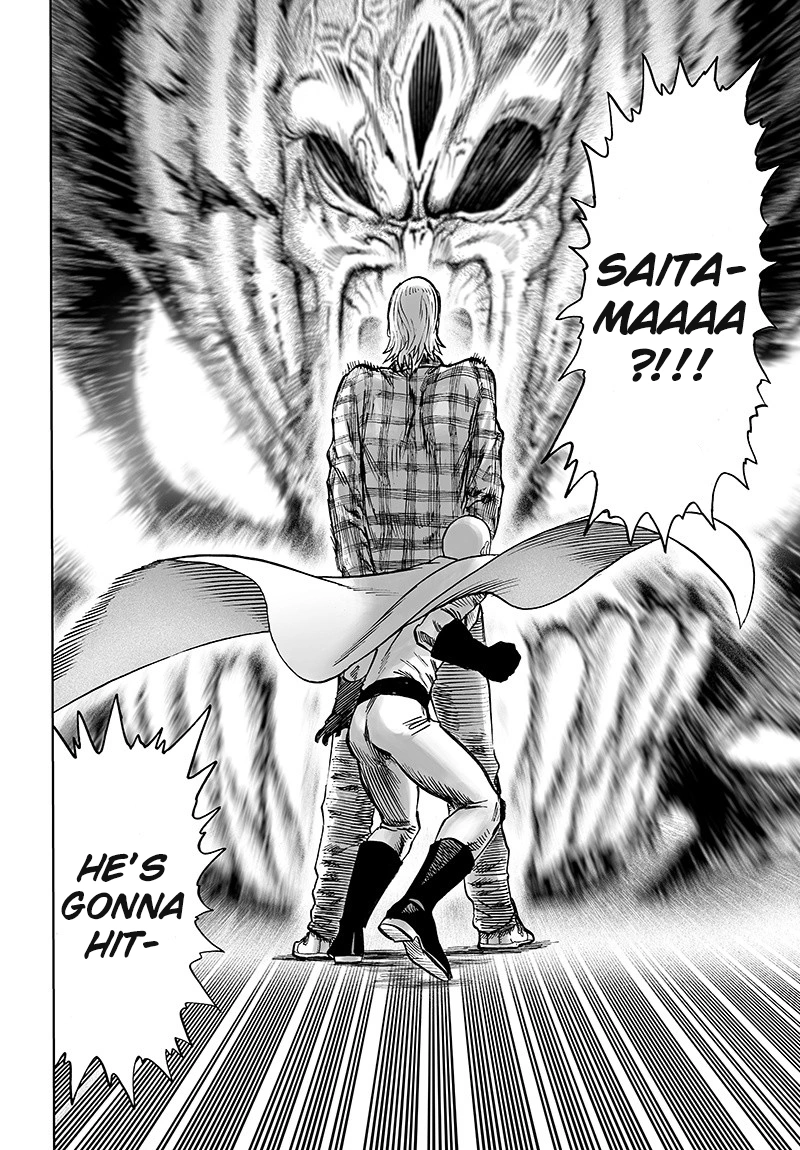 One Punch Man Manga Chapter 84 page 120 - Escalation scene